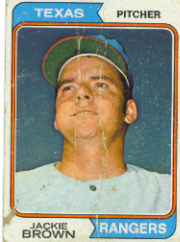 1974 Topps Baseball Cards      089      Jackie Brown